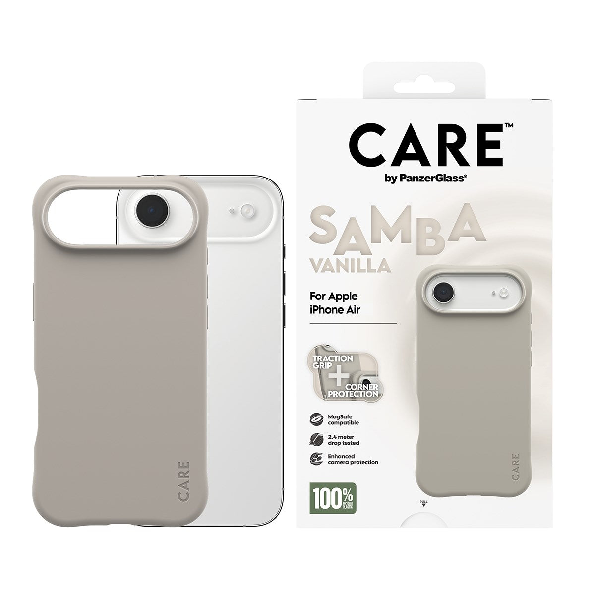 CARE by PanzerGlass® Samba Case Vanilla w. MagSafe iPhone Air